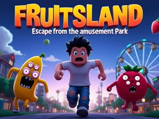 Screenshot van Fruitsland: Escape from the Amusement Park