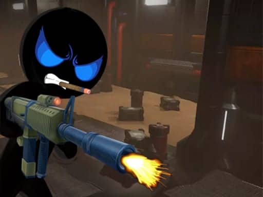 Screenshot van Stickman Armed Assassin Cold Space