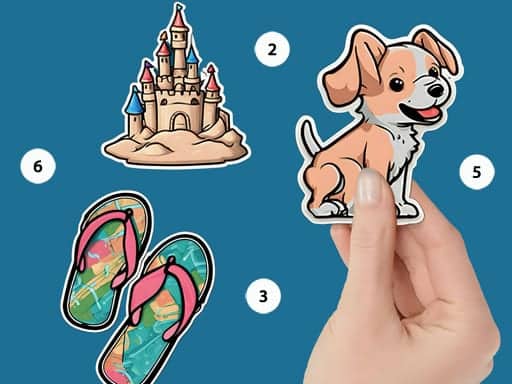 Screenshot van Sticker Book Puzzle Color By Number