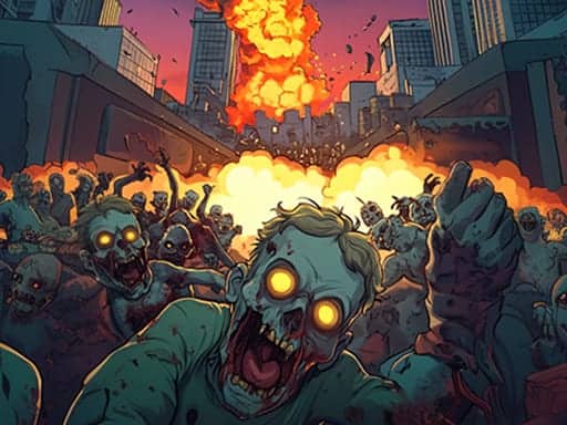 Screenshot van Zombie Siege.io