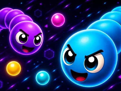 Screenshot van Snake Duel