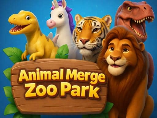 Screenshot van Animal Merge Zoo Park