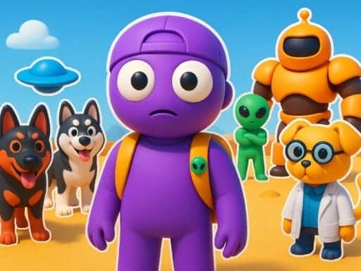 Screenshot van Dogs vs Aliens
