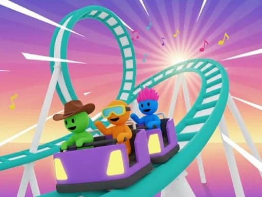 Screenshot van Roller Coaster 3D