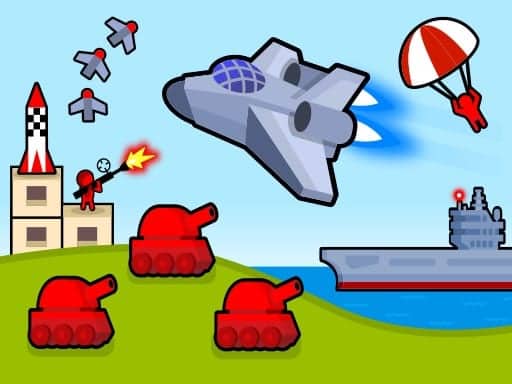 Screenshot van Air Strike 2D