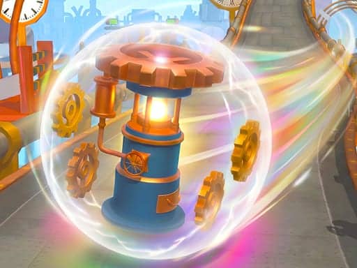 Screenshot van Cyber Rolling Going Ball 3D