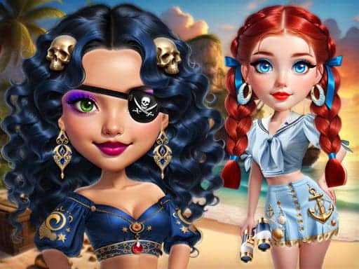 Screenshot van Sailor Chic vs Pirate Charm