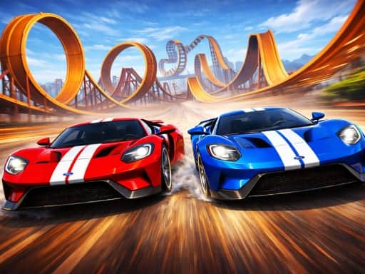 Screenshot van Two Stunt Supercars