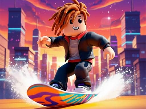 Screenshot van Obby Parkour Racing