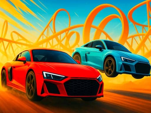 Screenshot van Two Stunt Racers