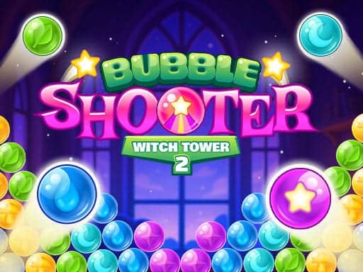 Screenshot van Bubble Shooter Witch Tower 2