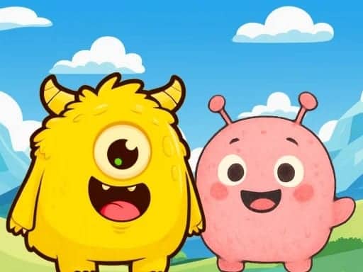 Screenshot van Happy Monsters