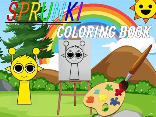 Screenshot van Sprunki Coloring Book