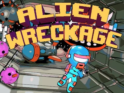 Screenshot van Alien Wreckage 1