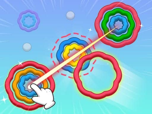 Screenshot van Color Ring Sorting Match