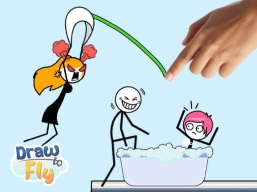 Screenshot van Draw To Fly