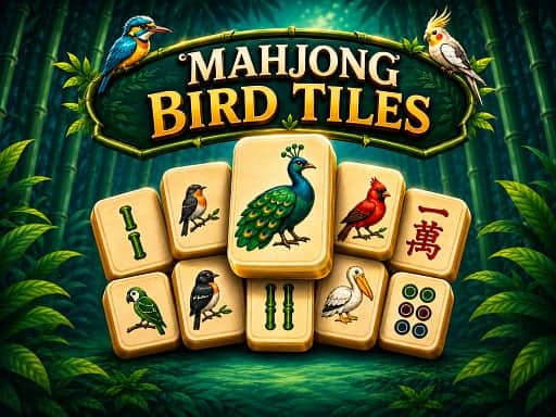 Screenshot van Mahjong Bird Tiles