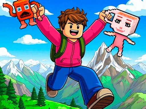 Screenshot van Jump to the Mountain for the Brainrots