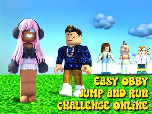 Screenshot van Easy Obby Jump and Run Challenge Online