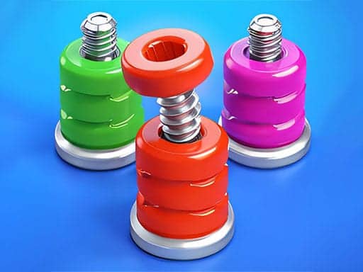 Screenshot van Nuts & Bolts Sort: Color Puzzle