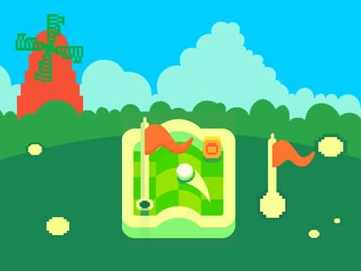 Screenshot van Pixel Mini Golf