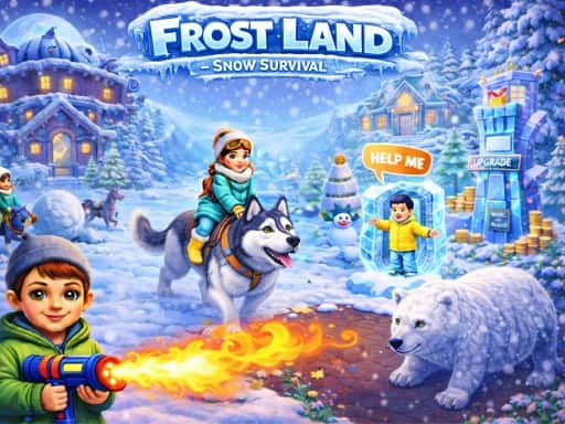 Screenshot van Frost Land - Snow Survival