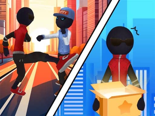 Screenshot van Stick Rope Hero