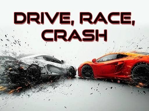 Screenshot van Drive, Race, Crash