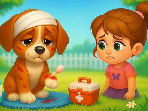 Screenshot van Lost Puppy Rescue and Care