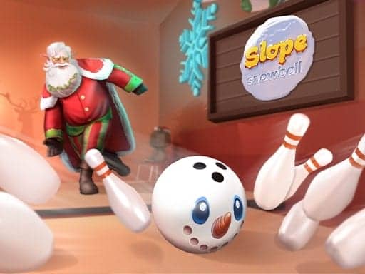 Screenshot van Slope Snowball
