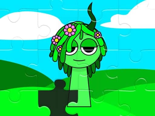 Screenshot van Sprunki Jigsaw Puzzle