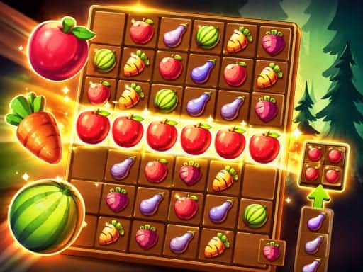 Screenshot van Fruit Block Tetra Puzzle