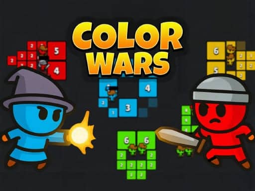 Screenshot van ColorWars.io - Conquest Game