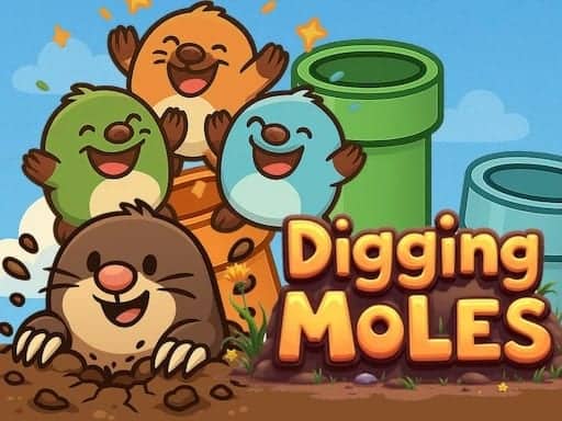 Screenshot van Digging Moles