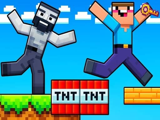 Screenshot van Noob: parkour tricks